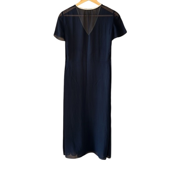 Armand Ventilo Sz 40 (Sz M US) Sheer Silk Midi Maxi Dress - Picture 8 of 11